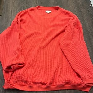 aerie waffle knit sweater